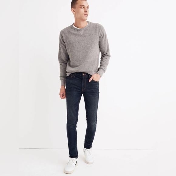 Madewell Skinny Jeans in Heney Wash J9503 Size 33 x 32 - Picture 1 of 7